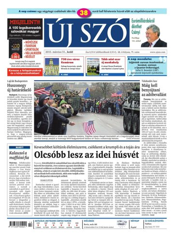 Obálka e-magazínu Új Szó 31.3.2015