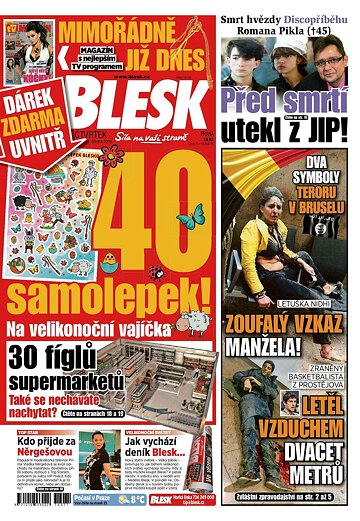 Obálka e-magazínu Blesk 24.3.2016