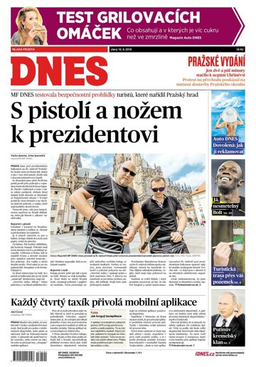 Obálka e-magazínu MF Dnes 16.8.2016