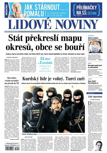 Obálka e-magazínu Lidové noviny 28.2.2018