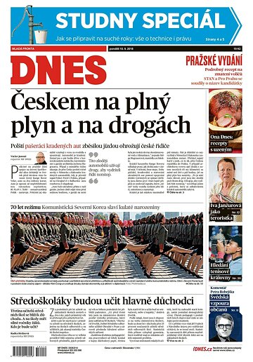 Obálka e-magazínu MF Dnes 10.9.2018