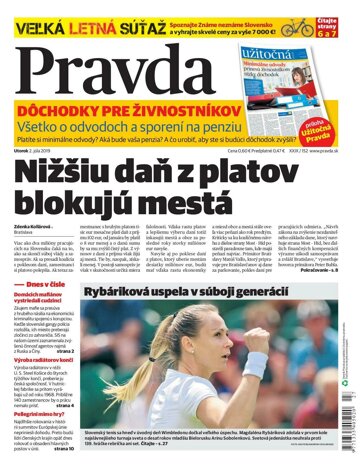 Obálka e-magazínu Pravda 2. 7. 2019