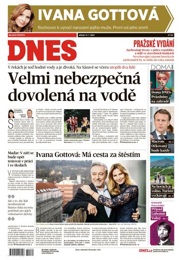 Obálka e-magazínu MF Dnes 14.7.2021