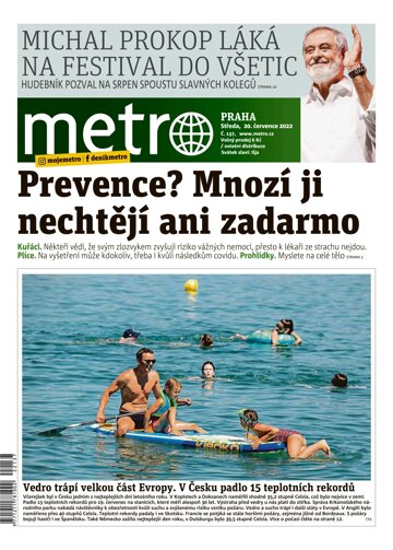 Obálka e-magazínu deník METRO 20.7.2022