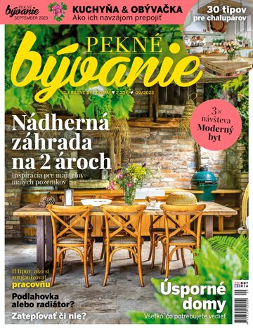 Obálka e-magazínu Pekné bývanie 9/2023