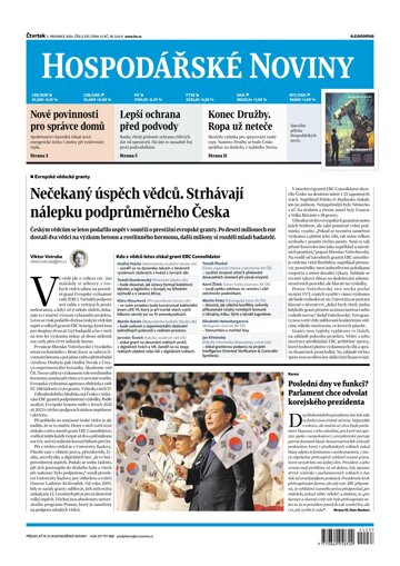 Obálka e-magazínu Hospodářské noviny 237 - 5.12.2024