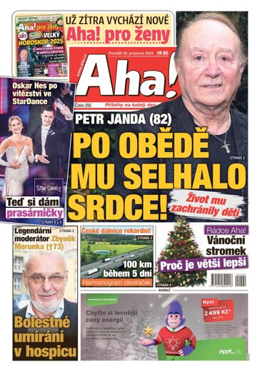 Obálka e-magazínu AHA! 16.12.2024