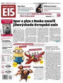 Obálka e-magazínu E15 21.1.2014