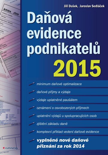 Obálka knihy Daňová evidence podnikatelů 2015