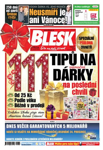 Obálka e-magazínu Blesk 23.12.2015