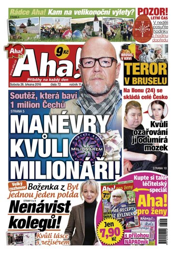 Obálka e-magazínu AHA! 26.3.2016