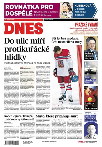 Obálka e-magazínu MF Dnes 19.5.2017