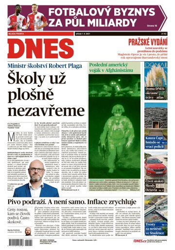 Obálka e-magazínu MF Dnes 1.9.2021