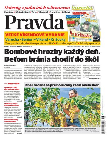 Obálka e-magazínu Pravda 6. 9. 2024