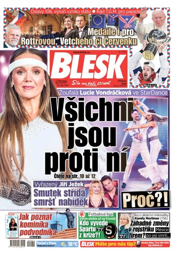 Obálka e-magazínu Blesk 29.10.2024