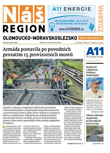 Obálka e-magazínu Náš Region - Olomoucko/Moravskoslezsko 45/2024