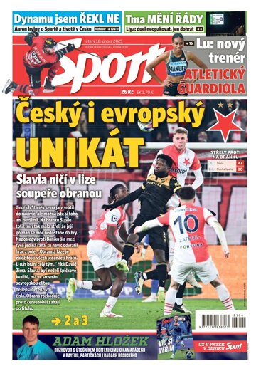 Obálka e-magazínu Sport 18.2.2025