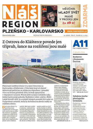 Obálka e-magazínu Náš Region - Plzeňsko 8/2025