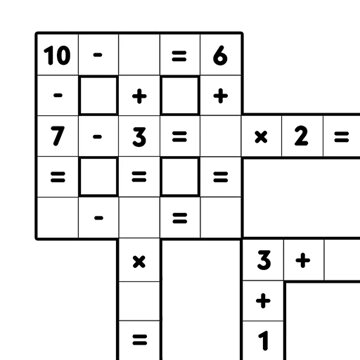 Ikona aplikace Math Crossword — Puzzle games