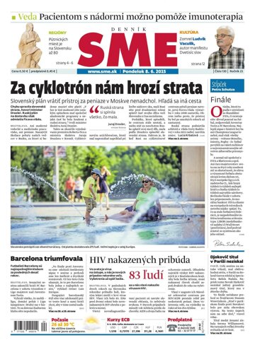 Obálka e-magazínu SME 8.6.2015