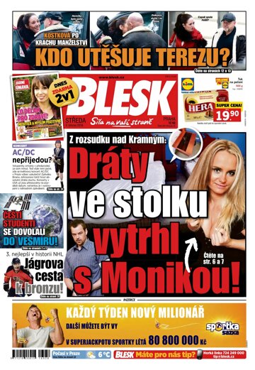 Obálka e-magazínu Blesk 9.3.2016