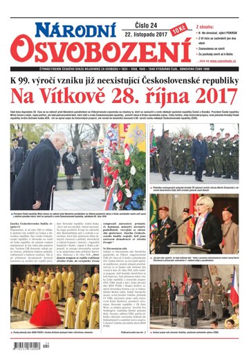 Obálka e-magazínu Národní Osvobození 24/2017