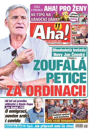 Obálka e-magazínu AHA! 5.12.2020