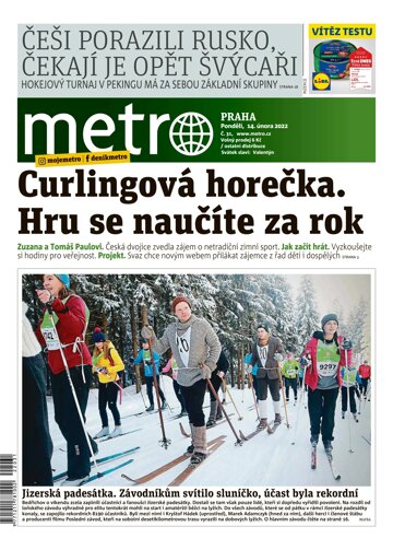 Obálka e-magazínu deník METRO 14.2.2022