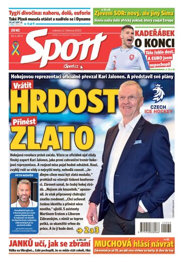 Obálka e-magazínu Sport 12.3.2022