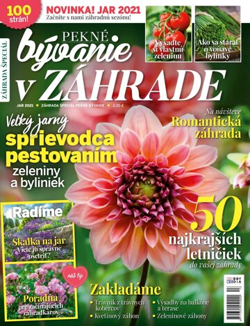 Obálka e-magazínu Pekné bývanie v záhrade 1/2021