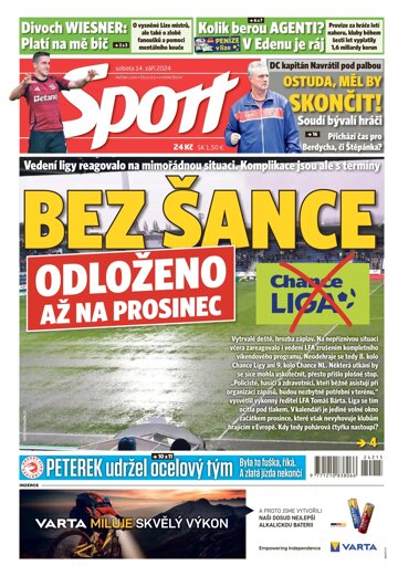 Obálka e-magazínu Sport 14.9.2024