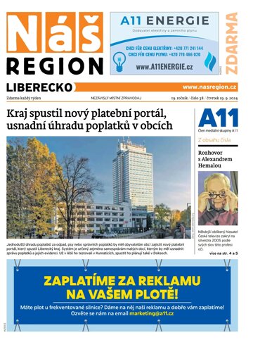 Obálka e-magazínu Náš Region - Liberecko 38/2024