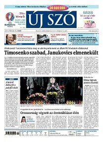 Obálka e-magazínu Új Szó 24.2.2014