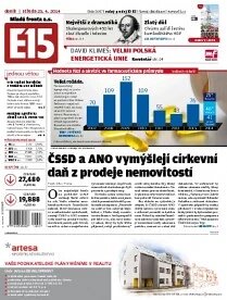 Obálka e-magazínu E15 23.4.2014