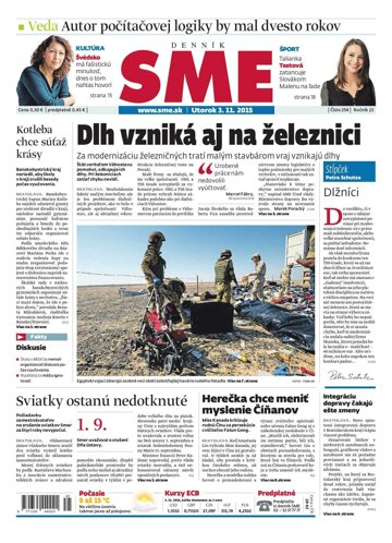 Obálka e-magazínu SME 3.11.2015-1