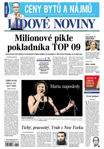 Obálka e-magazínu Lidové noviny 2.11.2017