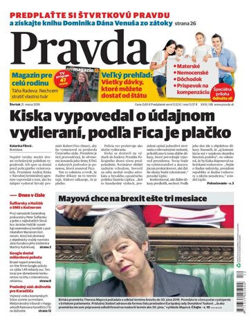 Obálka e-magazínu Pravda 21. 3. 2019