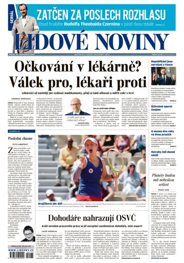 Obálka e-magazínu Lidové noviny 30.7.2024