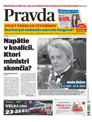 Obálka e-magazínu Pravda 19. 8. 2024