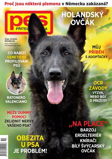 Obálka e-magazínu Pes přítel člověka 10/2024