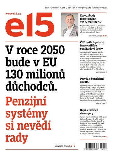 Obálka e-magazínu E15 14.10.2024