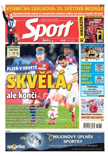 Obálka e-magazínu Sport 14.3.2025