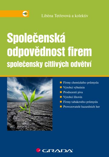 Obálka knihy Společenská odpovědnost firem společensky citlivých odvětví