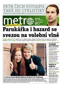 Obálka e-magazínu deník METRO 7.10.2014