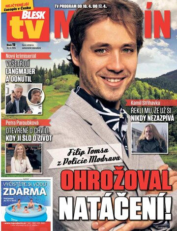 Obálka e-magazínu Blesk Tv magazín - 10.4.2015