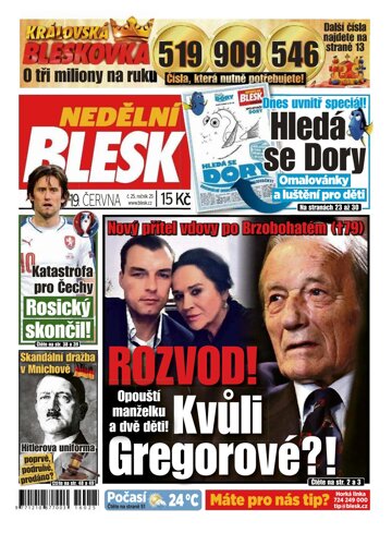 Obálka e-magazínu Nedělní Blesk 19.6.2016