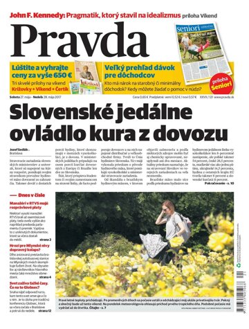 Obálka e-magazínu Pravda 27. 5. 2017