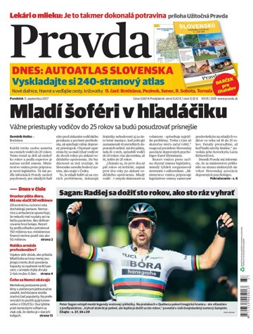 Obálka e-magazínu Pravda 11.9.2017