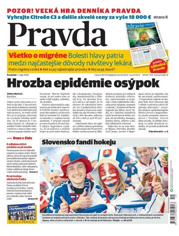 Obálka e-magazínu Pravda 7.5.2018