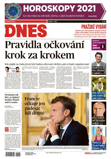 Obálka e-magazínu MF Dnes 6.1.2021